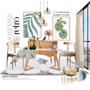 装修乳胶漆北欧家具墙面软装搭配