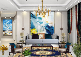 装修乳胶漆北欧家具墙面软装搭配