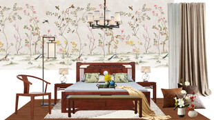 装修乳胶漆北欧家具墙面软装搭配