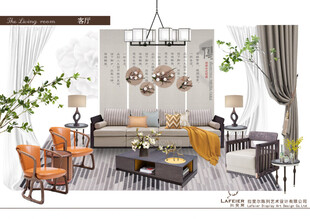 装修乳胶漆北欧家具墙面软装搭配