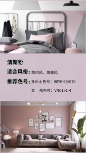 装修乳胶漆北欧家具墙面软装搭配