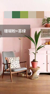 装修乳胶漆北欧家具墙面软装搭配