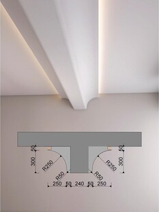 顶上天花有梁的弱化方法家居装修