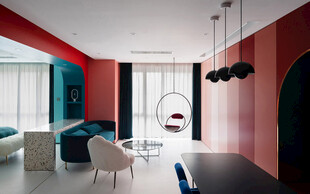 现代客厅卧室高饱和风家居装饰品