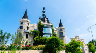 海湾四季城堡前侧面