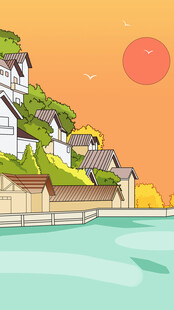 旅行团建帐设计海报背景