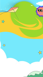 春天踏青海报背景设计