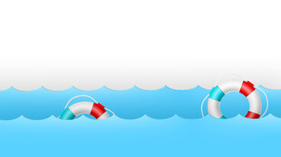 嬉水潮玩季旅游海报素材