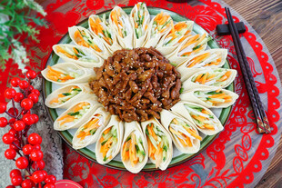 菜肴京酱肉丝