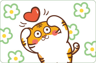 虎萌萌地垫入户花朵