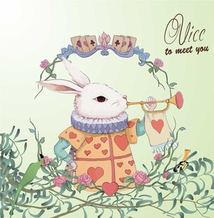 北欧儿童小白兔先生