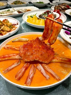 煎帝王蟹