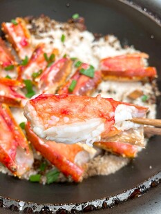 煎蟹腿