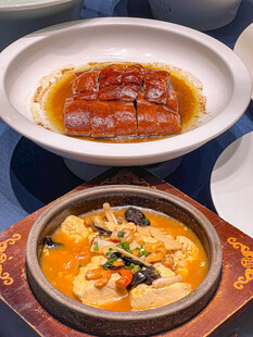 宴席海鲜豆腐煲