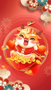 喜庆新年海报素材