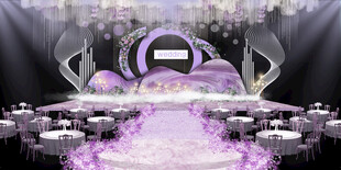 婚礼舞台效果图