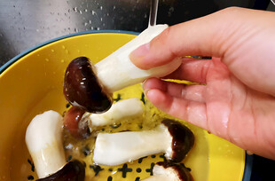 洗蘑菇
