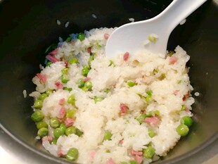 豌豆炒饭