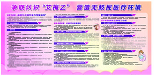 艾梅乙医院宣传栏