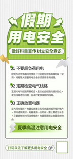 用电安全海报