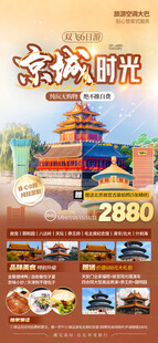 京城旅游海报