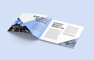 方形小册子样机