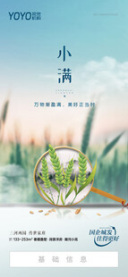 小满节气海报