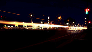 公路夜景