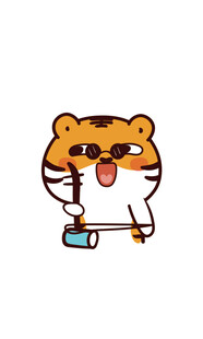 虎萌萌卡通可爱乐队