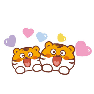 虎萌萌卡通情侣系列