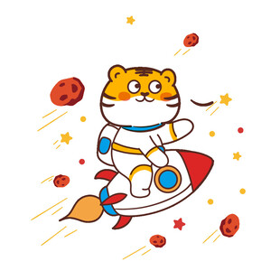 虎萌萌卡通航空系列