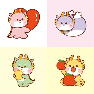 小飞龙头像可爱卡通