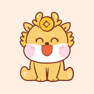 小飞龙宝宝卡通插画