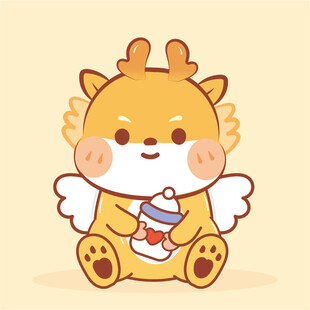 小飞龙宝宝摆件可爱