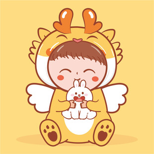 小飞龙宝宝摆件