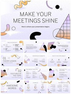 个人简介作品集PPT图片