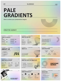 个人简介作品集PPT图片