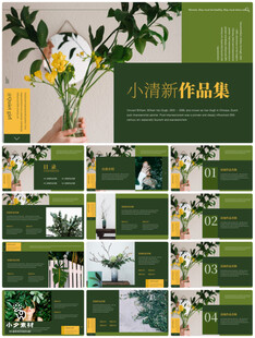 个人简介作品集PPT图片