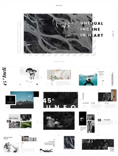 个人简介作品集PPT图片