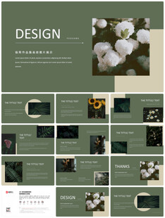 个人简介作品集PPT图片