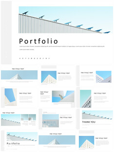 个人简介作品集PPT图片