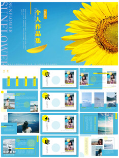 个人简介作品集PPT图片