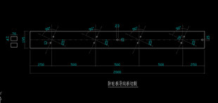 防眩板导向板切割图纸