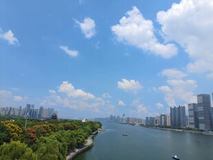 江畔美景摄影