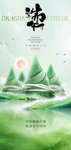 中国传统节日端午节海报