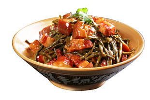 红烧肉干豆角