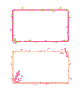 卡通边框
