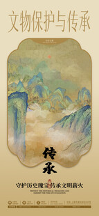 文物保护宣传海报