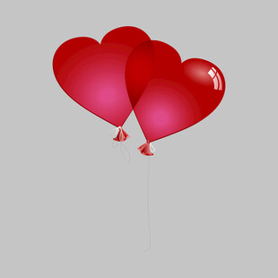 心形气球