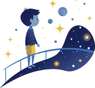 孩子通过星门